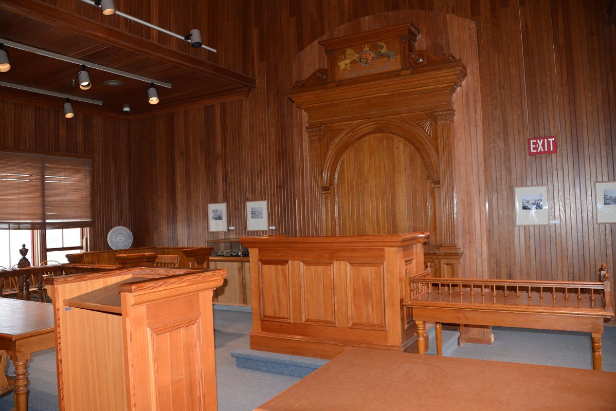 05 Old Legislative Chambers That Are Now Used As A Courtroom And For Other Meetings At Dawson City Yukon Museum